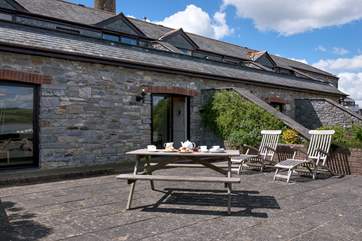 You'll enjoy lounging on the terrace area.