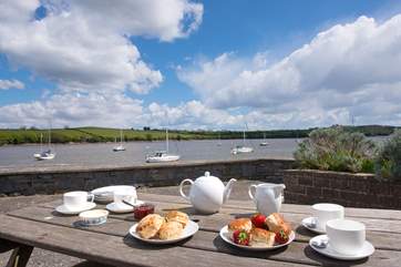 Why not enjoy a Cornish Cream tea - well you are on holiday!