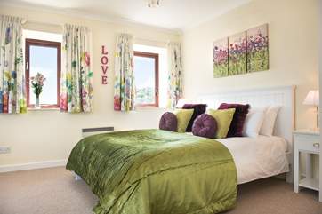 Both bedrooms enjoy the wonderful views.
