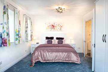 The double bedroom has a super comfy bed