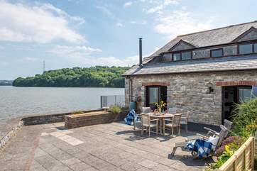 Enjoy time on the terrace dining alfresco from sunrise to sunset