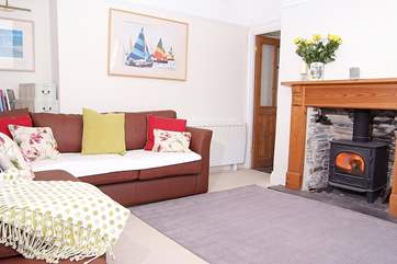 There is a spacious living-room with a wood-burner making this property a great choice throughout the year.