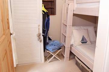 The third bedroom has 3' bunk-beds - comfortable for adults and children alike.