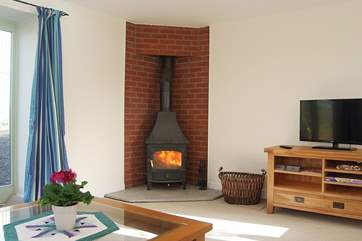 This chunky wood-burner will keep you toasty warm in even the coldest weather (although with modern insulation and double-glazing you'll barely need it!).
