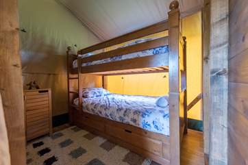 The cheerful bunk-room.