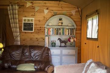 There are lots of nature books for you to use during your stay.