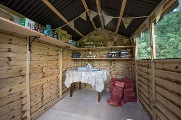 The on site honesty shop stocks lots of lovely local produce.
