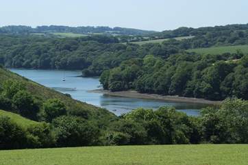 The views around the Helford river are spectacular.