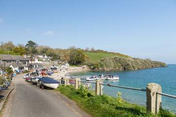 Pop down to the Ferry Boat Inn for a drink or jump on the ferry across to Helford village.