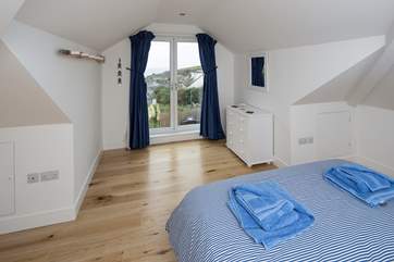 There are some low ceilings in Bedroom 2.