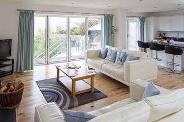 Lovely family space, great for those special get-togethers. With a lovely wood-burner for those cooler evenings.