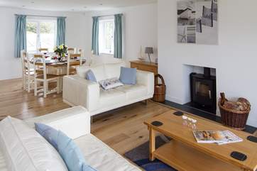 Bright and welcoming open plan living area.