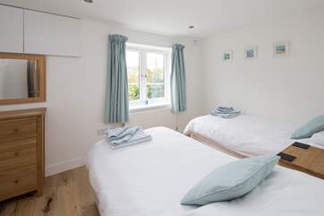 Bedroom 3 on the lower ground floor.