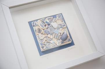 A pretty print in Bedroom 3.