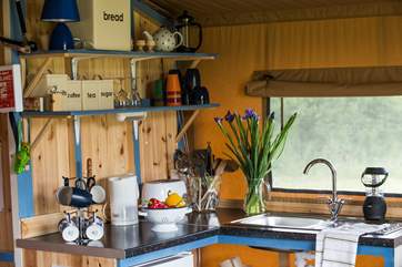 The kitchen-area.