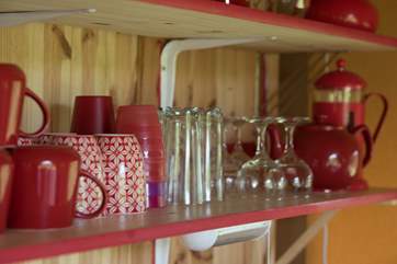 Fully equipped with everything you will need for your luxury glamping holiday.