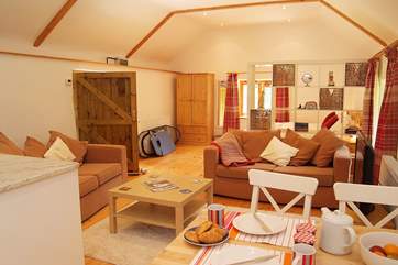 The Owners have made good use of the space giving areas for cooking, eating, relaxing and sleeping.
