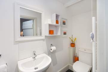 The ensuite shower room for the master bedroom