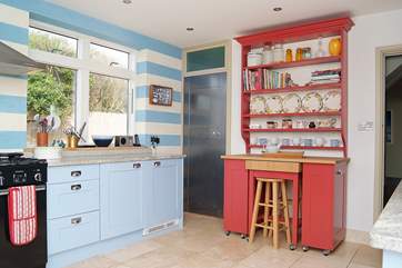 The kitchen.
