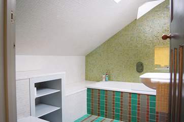 The en suite bathroom to Bedroom 3.