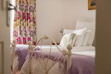 Lovely linens on comfy beds.
