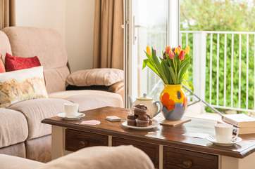 The reclining sofas are perfect to take the weight off your feet after a day out.