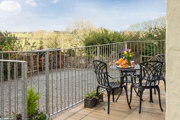 Sit on the terrace and admire the views.