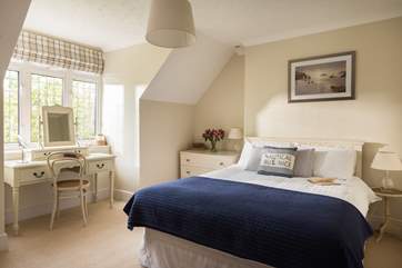 The master bedroom is beautifully furnished.