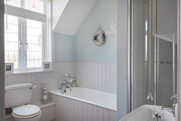 The family bathroom is on the first floor.