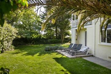 In summer the garden has areas of sun and shade depending on your preference.