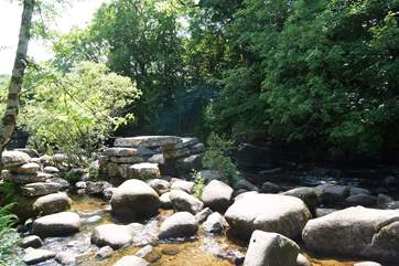 The river Dart at Dartmeet.