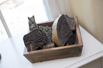 Old printing blocks.