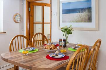 Breakfast is ready.