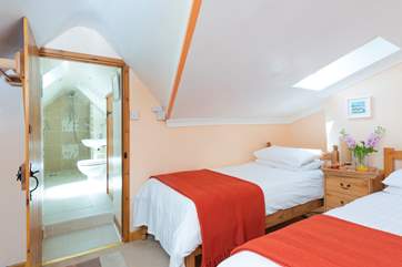 Access to the wet-room via the twin bedroom.