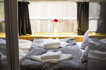 The big window lets the light in.