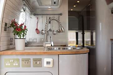 The kitchen is just to the left as you enter Finley.