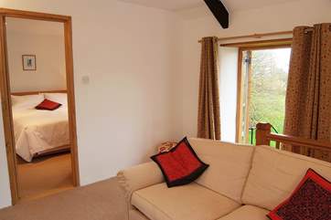 The double bedroom leads off from the sitting-room.