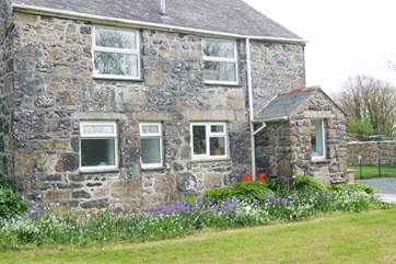 The Owner's planting has given the flower beds a very pretty and natural look.
