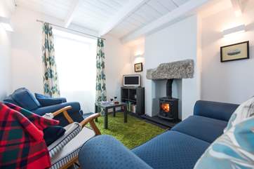 Relax in front of the wood-burner.