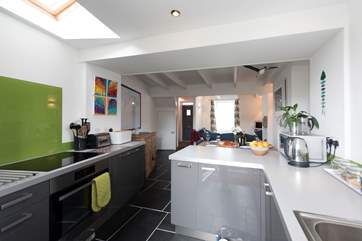 Looking from the kitchen-area through to the sitting-area.