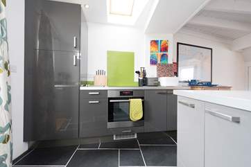 A section of the gorgeous kitchen.