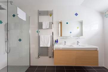 The shower-room en suite to Bedroom 2.
