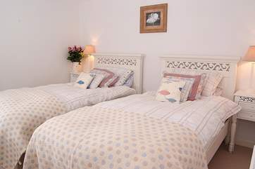 This is the twin bedroom.