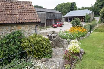 A fabulous rural setting on this working dairy farm.