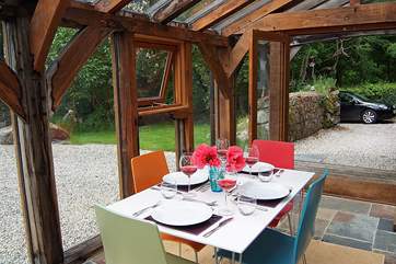 You can use the conservatory whatever the weather.