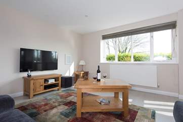 There's a large TV for all your favourite programmes.