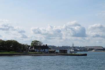 Cremyll on the river Tamar a short drive from Pillaton.