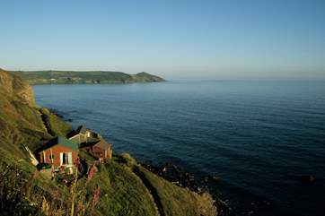 The coastal footpath with views to Rame Head.