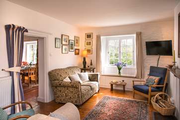 Inside Pillaton Mill is perfectly presented, in a style that is in keeping with the cottage