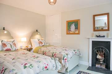 Bedroom 2 has twin beds.
